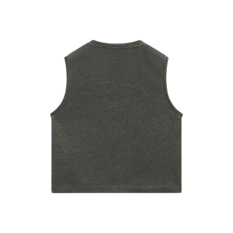 Massimo Dutti Tank Tops Women's Green-1