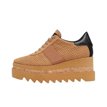 Stella McCartney Sneak Elyse Low Top Casual Shoes Women's Camel