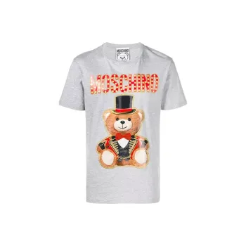 MOSCHINO T Shirts Men Gray