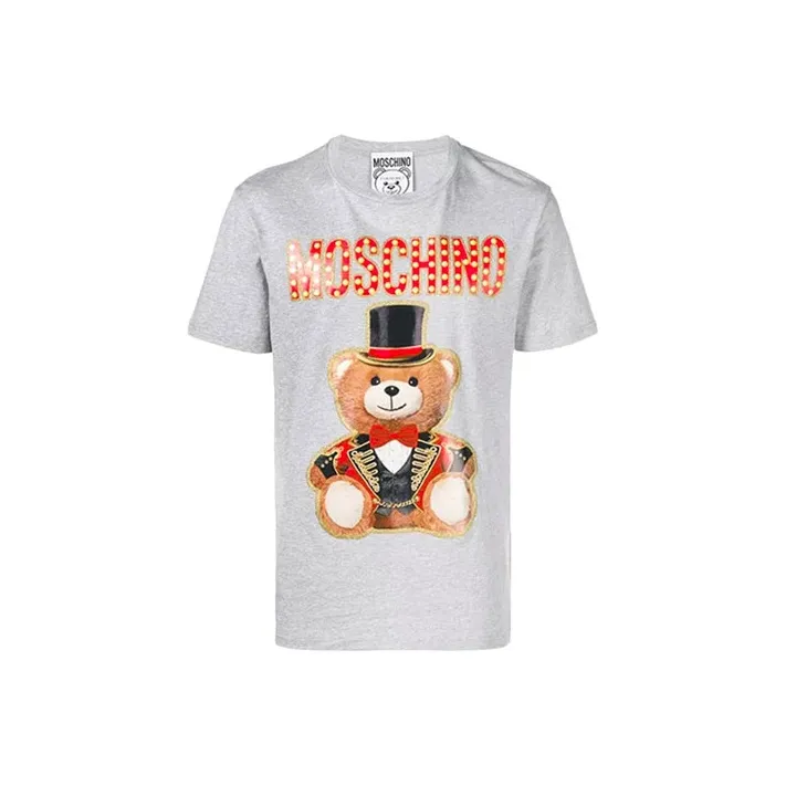 MOSCHINO T Shirts Men Gray-0