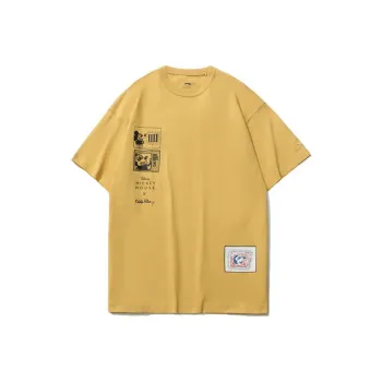 LiNing x Disney Sports Fashion Collection T Shirt Men's Light Ochre Yellow