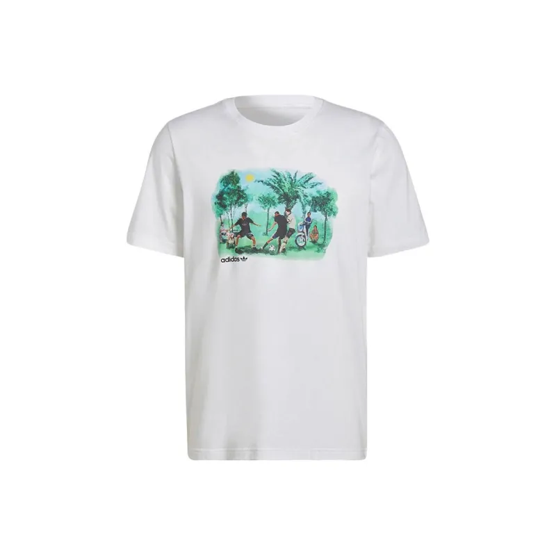 Adidas Originals T Shirts Men White-0