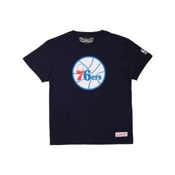 Mitchell & Ness T Shirt Unisex Blue