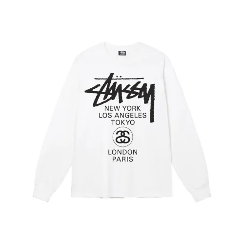 Stussy World Tour L/S Tee Putty