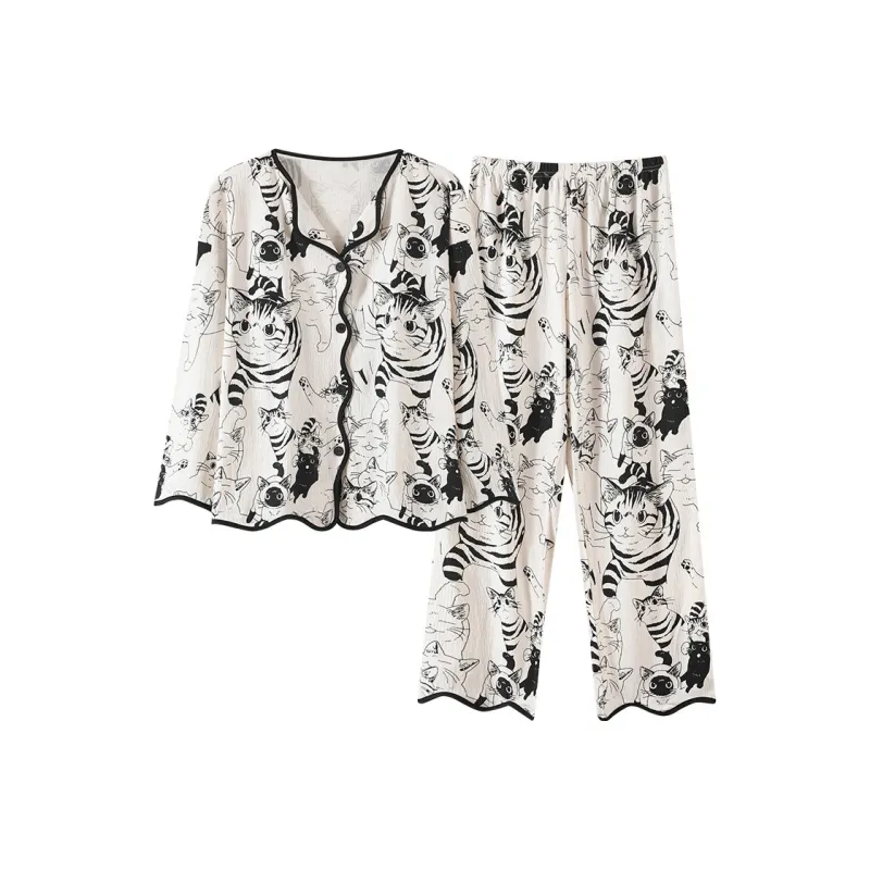 Beerus Pajama Set Women's Image Color-0