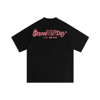 Snowday T-Shirts Unisex Black