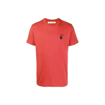 OFF WHITE SS21 T Shirts Men Red