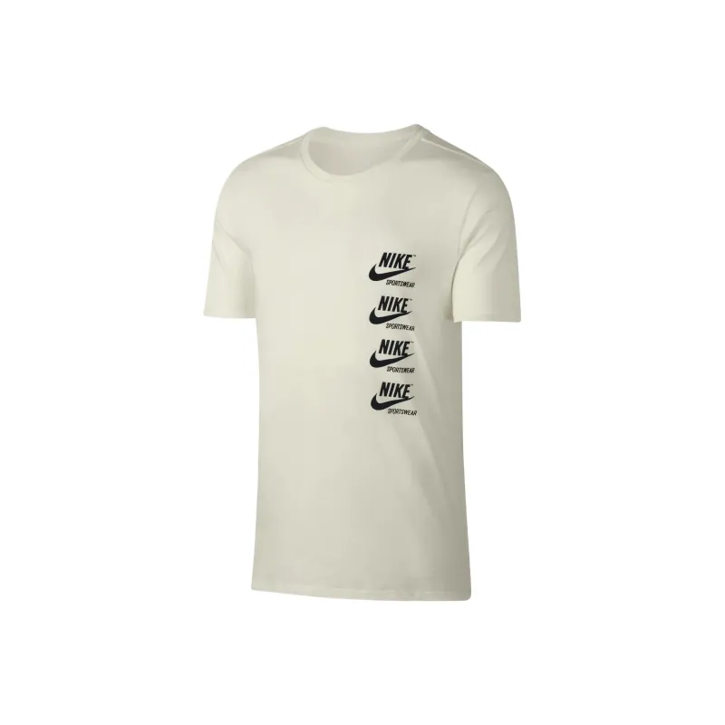 Nike T Shirts Men Beige-0