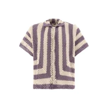 BODE Flagship Crochet Shirt