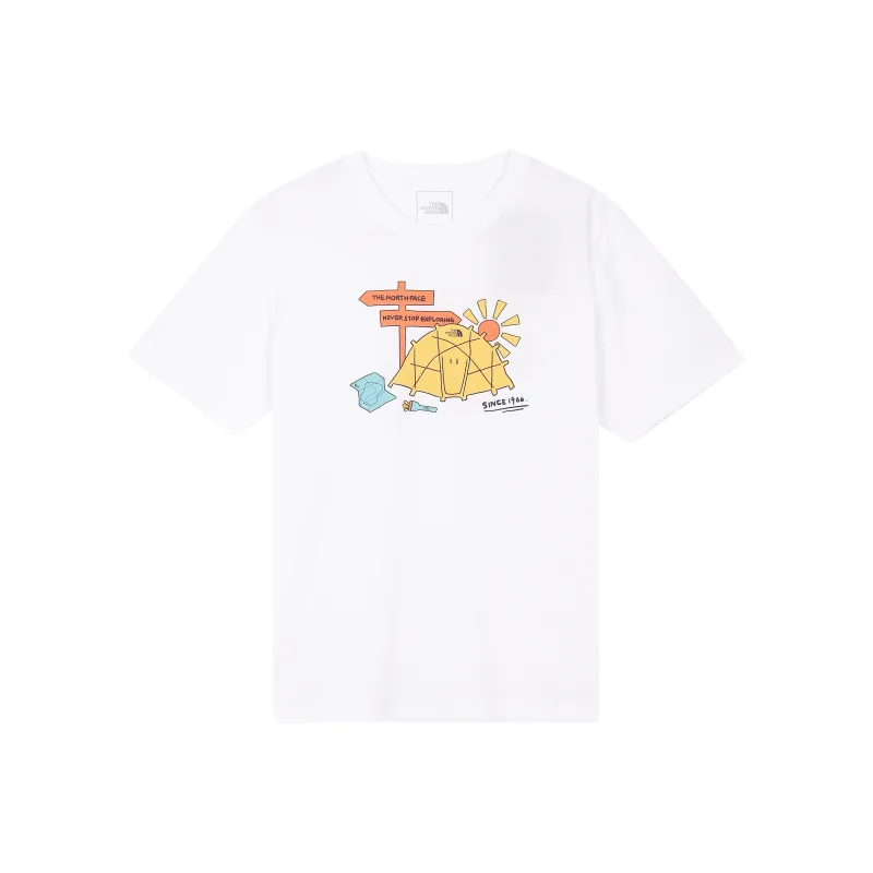 THE NORTH FACE Summer Outdoor Exploration SS23 T Shirt Men's White-0