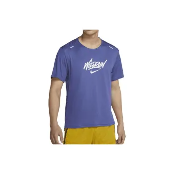 Nike T Shirts Men Dark Purple Gray