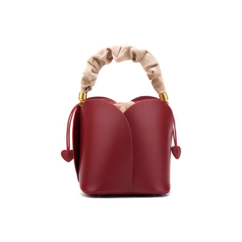 Worm's Home Pu Crossbody Bag, Handbag, Shoulder Bag Regular Women's Burgundy/Dark Brown-1