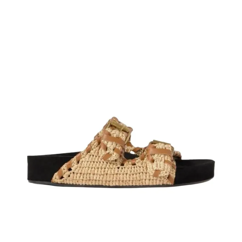 ISABEL MARANT Slide Slippers Women's Multicolor-1