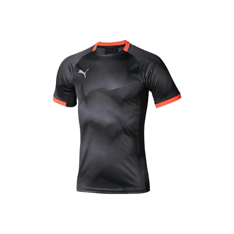 PUMA FtblNXT Graphic T-Shirts Men Black Red-0