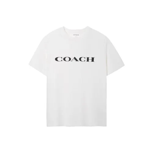 COACH T Shirts Men White