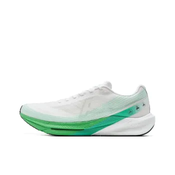 XTEP Anti Slip And Wear Resistant Lightweight Low Top Training Running Shoes Men's White Green