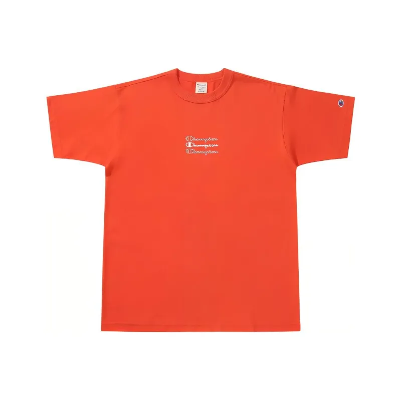 Champion SS21 T Shirt Japan Version Unisex Orange-0