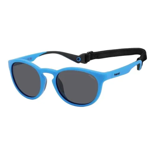 Polaroid Plastic Round Sunglasses Unisex Blue