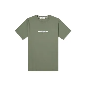 STONE ISLAND T Shirts Men Green
