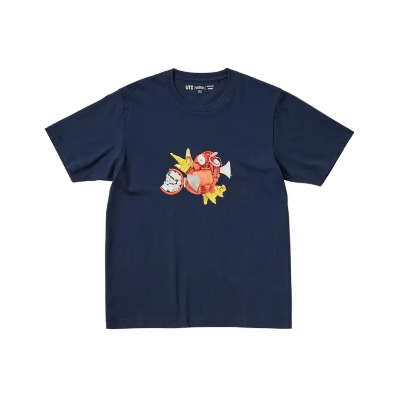 UNIQLO Pokémon Co Branded Series T Shirts Unisex Navy Blue-0