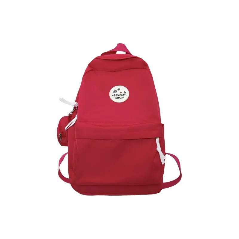 Yalu Nylon Backpack Regular Unisex White/Black/Ginger Yellow/Green/Dark Blue/Red-25