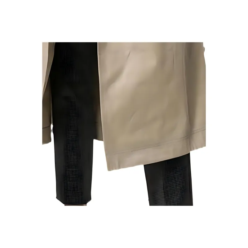 Valentino Trench Coats Men Khaki-4