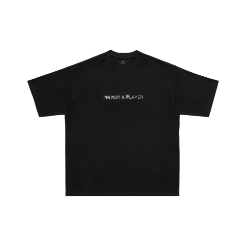 AFGK 블랙 남녀공용 티셔츠