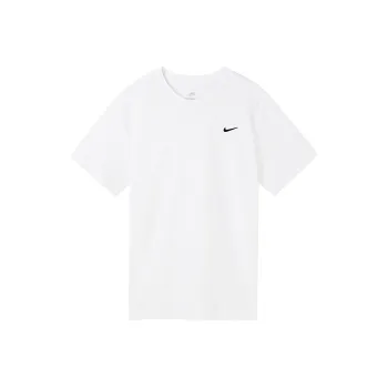 Nike Sportswear Men's Embroidered Logo Print Crewneck T Shirt White