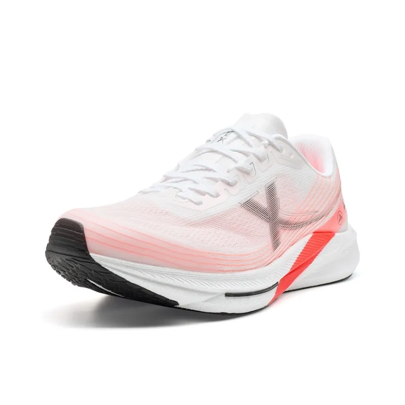 XTEP Cushioned Slip Resistant Support Low Top Training Running Shoes Men's White Red Black-1