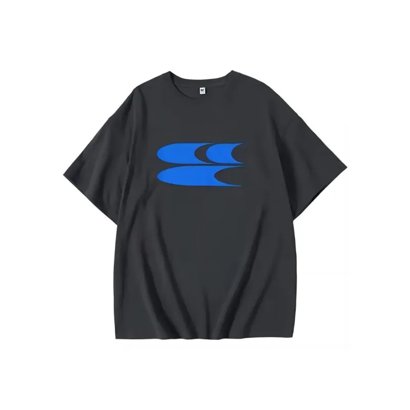 Crying Center Drop Shoulder Sleeve T Shirt Unisex-5