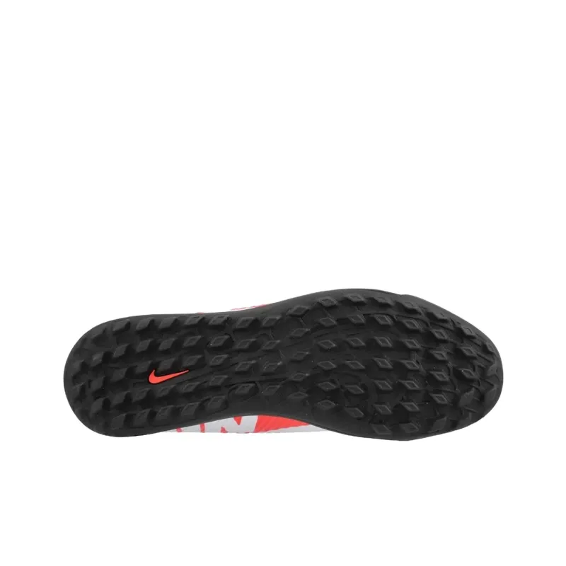 Nike Mercurial Vapor 15 Club TF Rubber Broken Studs Anti Slip Wear Resistant Soccer Shoes Unisex White-5