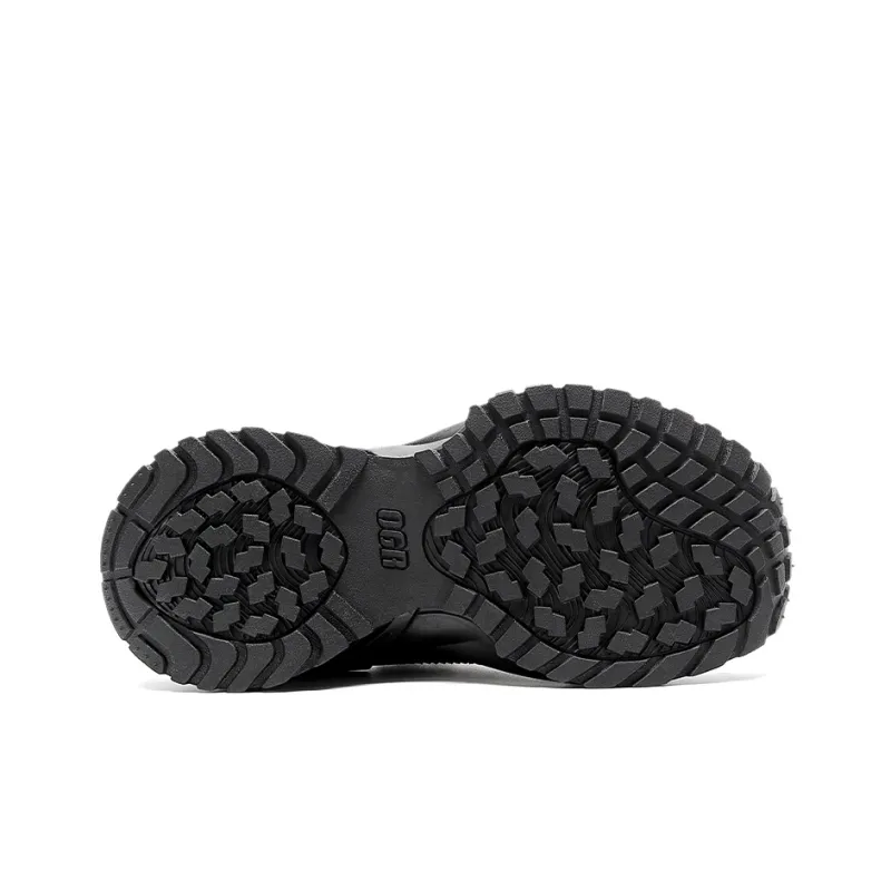 OGR Cushioning, Breathable, Height Increasing Low Top Casual Running Shoes Unisex Black OG BLACK-5