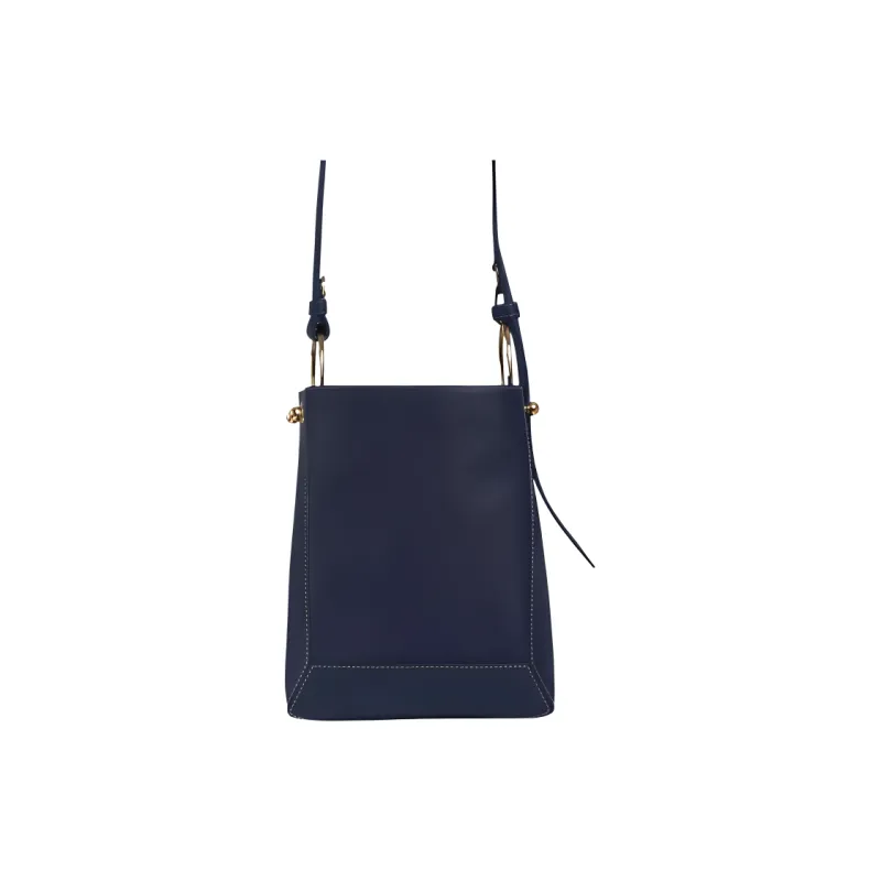 Strathberry Cow Leather Portable Crossbody Bag Shoulder Bag Women's Marine Blue-1