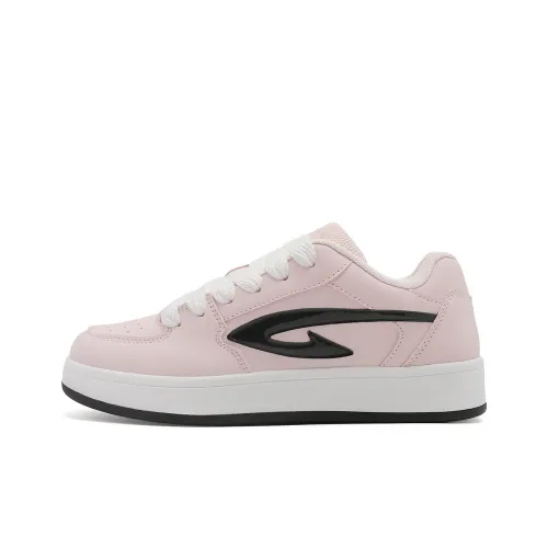 DEERWAY Height Increasing, Abrasion Resistant, Lightweight, And Breathable Low Top Skateboard Shoes Women's Pink