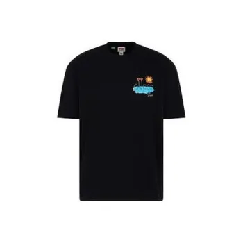 GUESS T Shirts Unisex Black