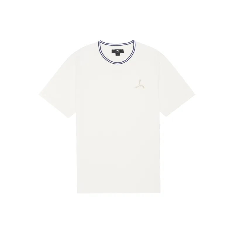 LI NING 1990 Classic Collection T Shirt Men's Ecru-0
