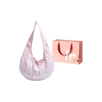 WHEELY BABY+ Canvas Bag Crossbody Bag Shoulder Bag Large Capacity Tote Regular Women's Pink/Khaki