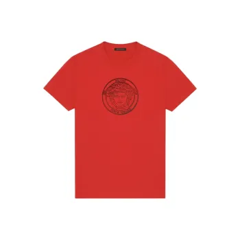VERSACE T-Shirts Men Red
