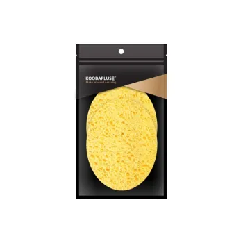 KOOBAPLUS Pure Wood Pulp Cleanser Sponge Face Cleansing Pad