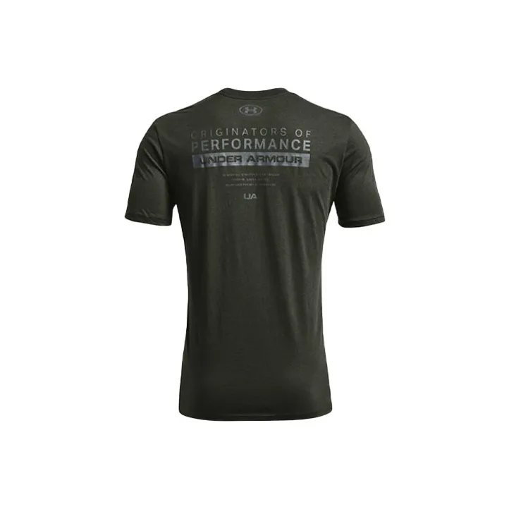 Under Armour Straight T Shirt Men's Baroque Green-0