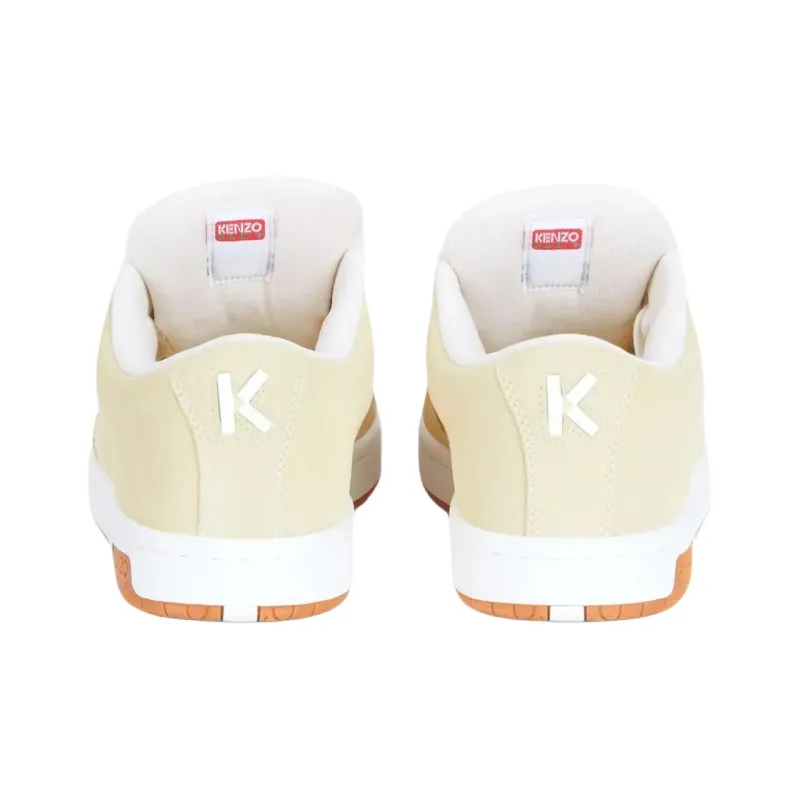KENZO Dome Low Top Skateboard Shoes Men's Light Yellow-3