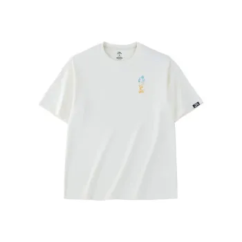 Anta Life Collection T Shirt Unisex Vanilla White