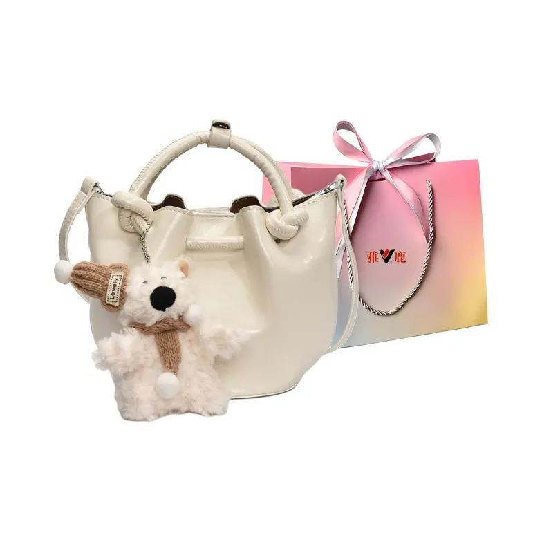 Yalu PU Bucket Bag, Handheld Shoulder Bag, Crossbody Bag, Handbag Regular Women's Multicolor-28