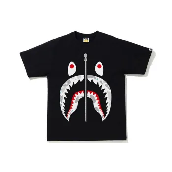 A BATHING APE Space Camo Shark Tee SS21