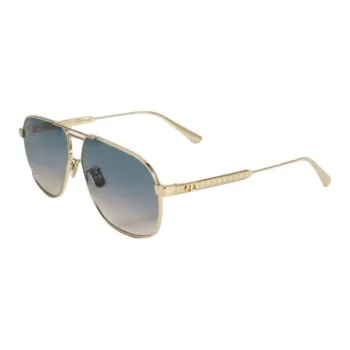 DIOR Metal Aviator Sunglasses Unisex Rose Gold