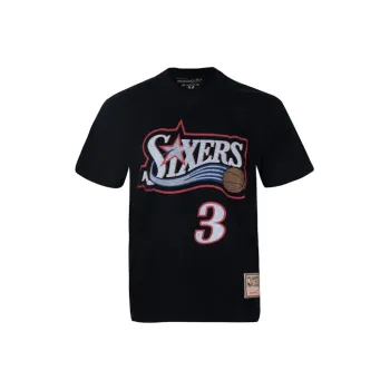 Mitchell & Ness T Shirt 76ers Men's Black