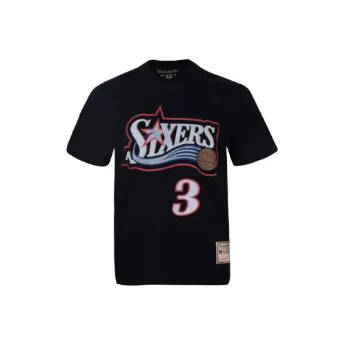 Mitchell & Ness T Shirt 76ers Men's Black