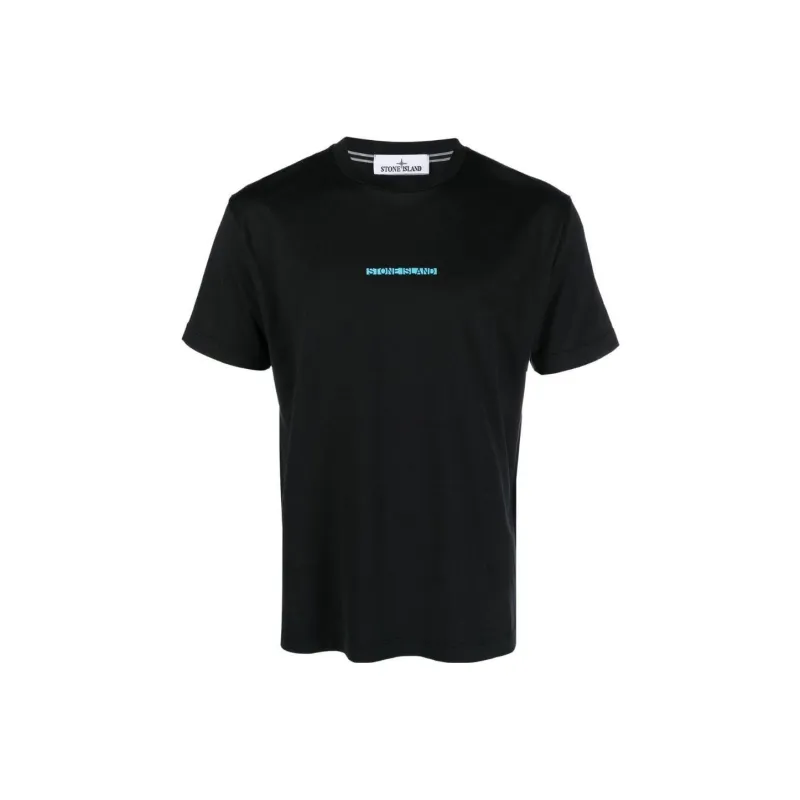 STONE ISLAND T Shirts Men Black-0