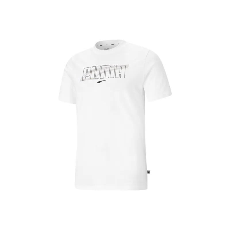 PUMA Rebel T-Shirts Men White-0