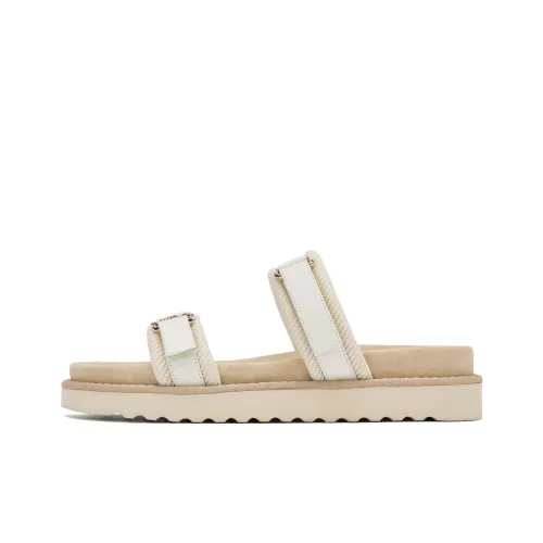 73Hours Cream Edge Beach Sandals Women's